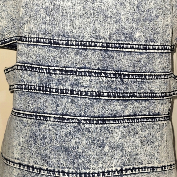 American Bazi Women's Demin Side Cutout Dress Size 2X - Picture 4 of 6